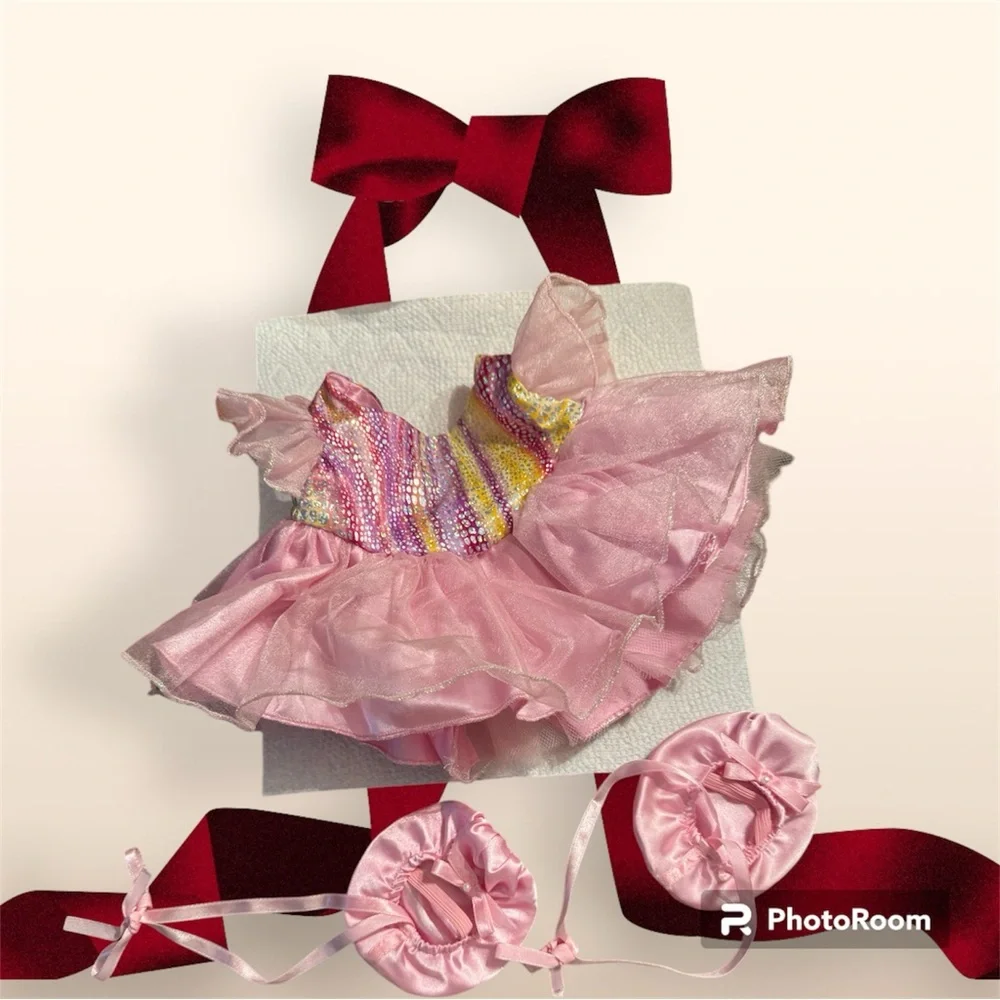 Build-a-Bear Ballerina Dress with Matching Ballet Slippers